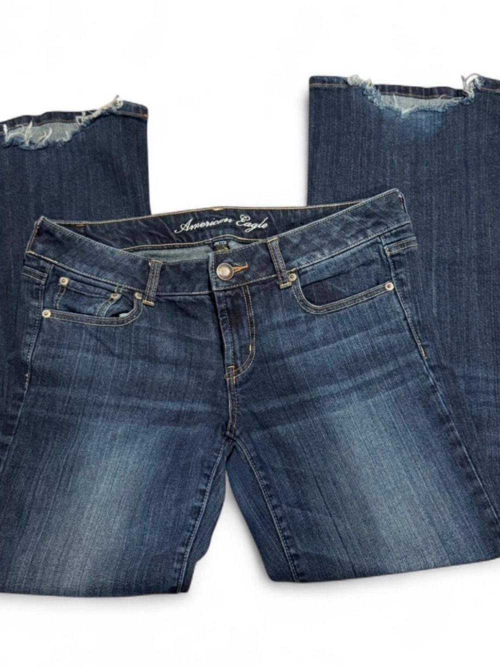 Y2K American Eagle Outfitters Dark Indigo Bootcut Jeans